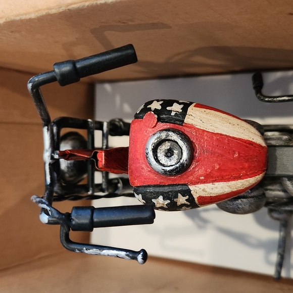 Metal Model Motorcycle, Stars & Stripes - Picture 6 of 17